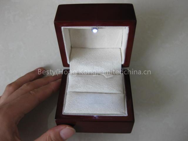 LED jewellery ring boxes