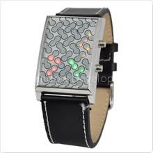 Genome Japanese Inspired Red Yellow Green LED Watch EW-LD166