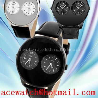 Ed two movements wrist watches Two movements fashion watch men's watch