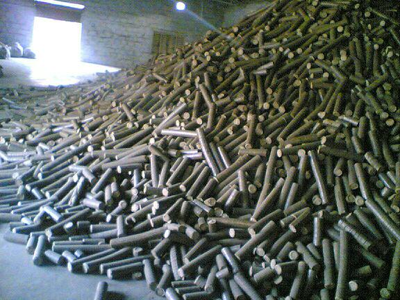 India Briquettes Made From Groundnut Shells