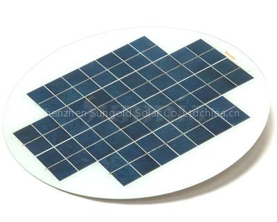 15W round solar panel