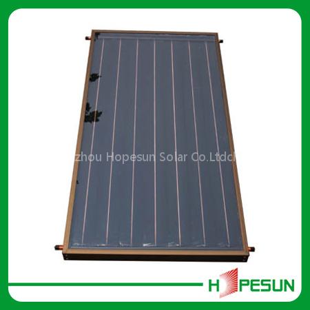 Black chrome solar collector