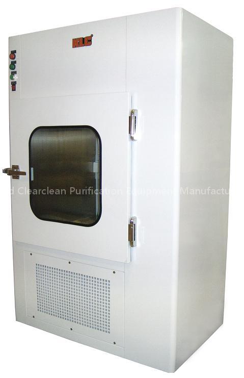 Pass box with air shower