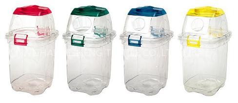 Eco Transparent Dust Bin
