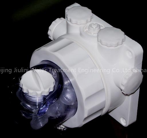 Potable water treatment dispenser for household
