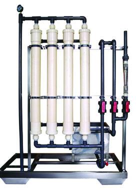 Ultrafiltration system for drinking water
