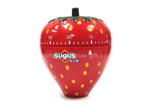 novelty vivid strawberry-shaped timer