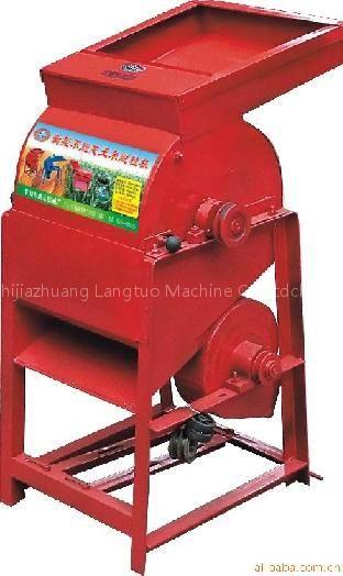 corn peeling and threshing machine
