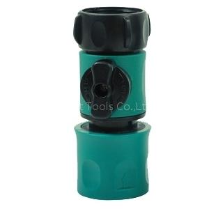 Plastic single shutoff with quick release