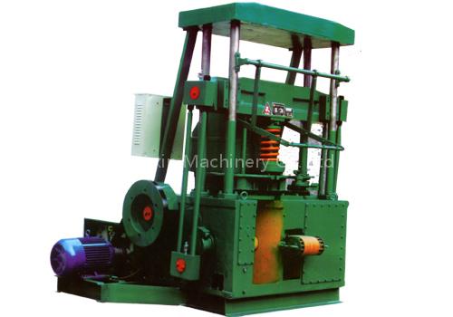 Briquette machine for briquette with holes