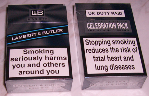 China (Mainland) L & B Cigarettes