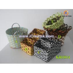 KR1014, Rattan Holder, Desk Holder, Garden Flowerpot