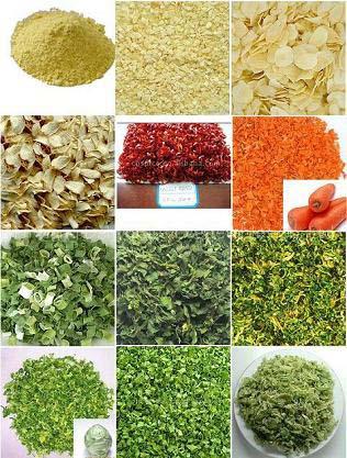 dehydrated vegetables and spice
