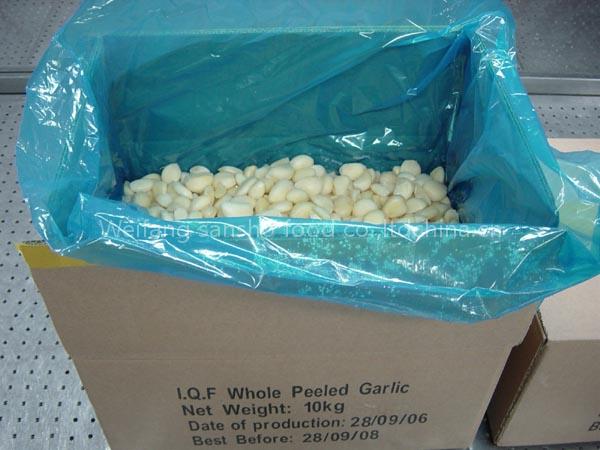 frozen garlic clover