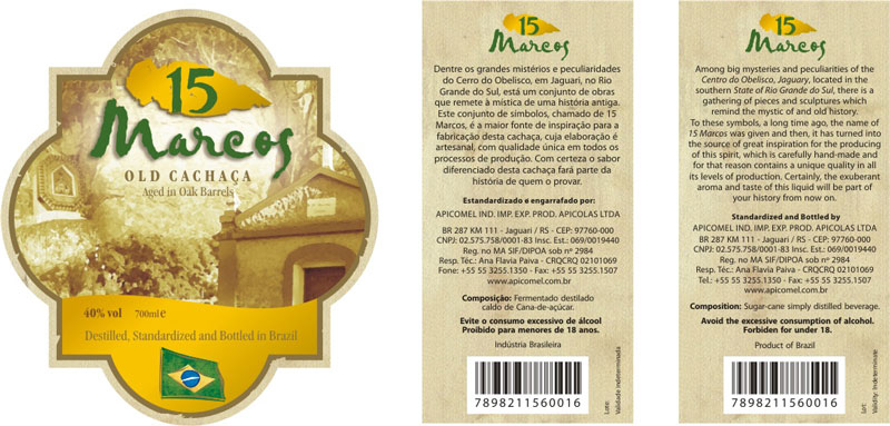 Brazil Brazilian Cachaca (Pinga-Spirits)
