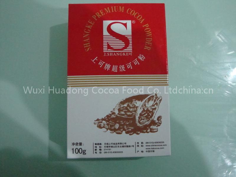 slimed cocoa drink powder