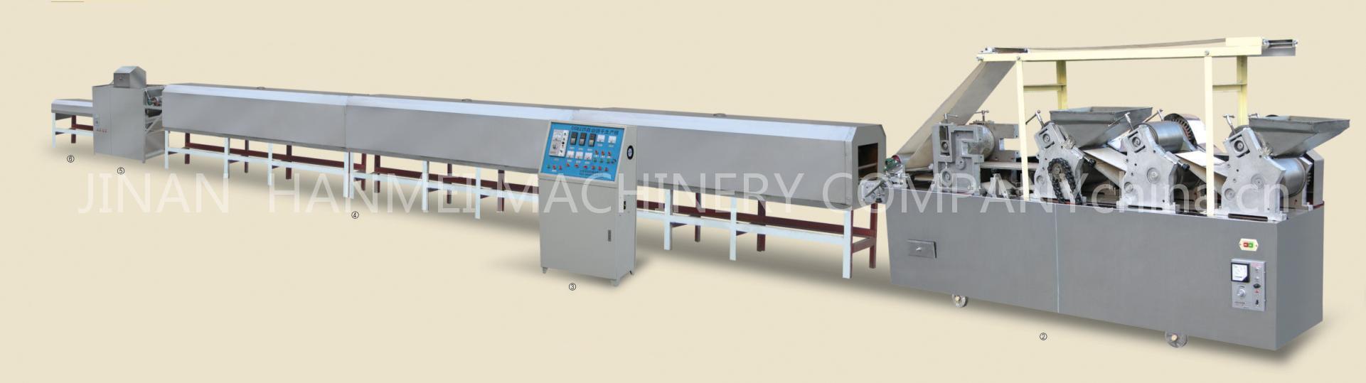 Biscuit processing line