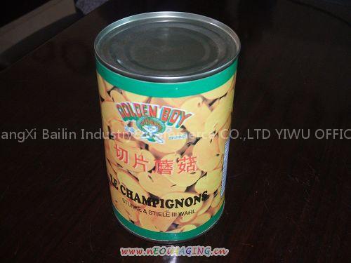 Canned mushrooms