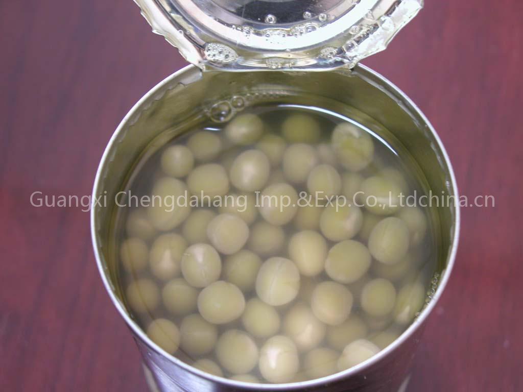 canned green peas