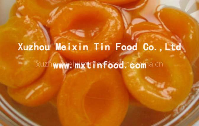 canned apricot