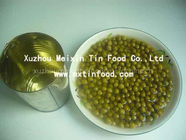 canned green peas