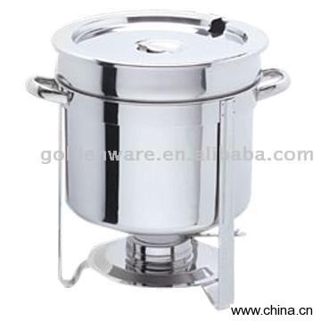Stainless Steel 11L Round Shape Chafing Dish