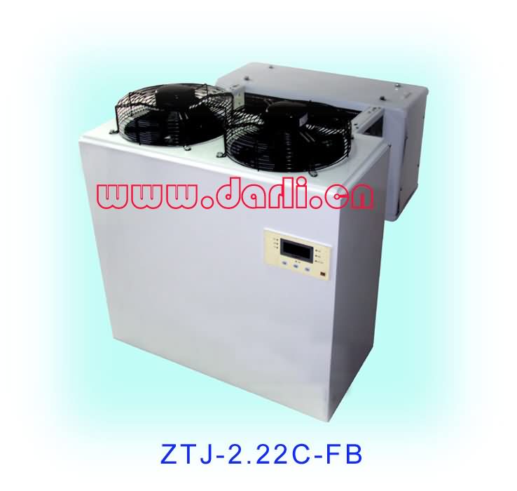 Monoblock units on wall