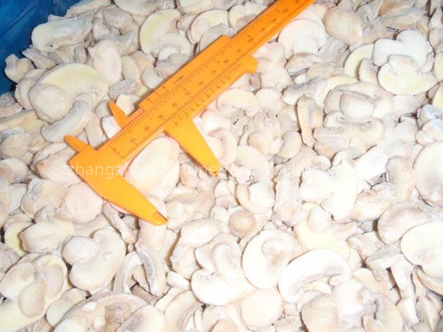 frozen mushroom slices blanched and unblanched,iqf vegetables and fruit