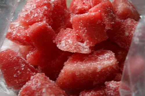 Frozen Water Melon Slices & Dices