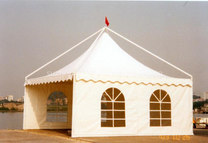 square pagoda tents