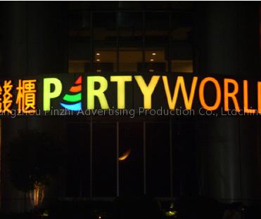 LED letter sign
