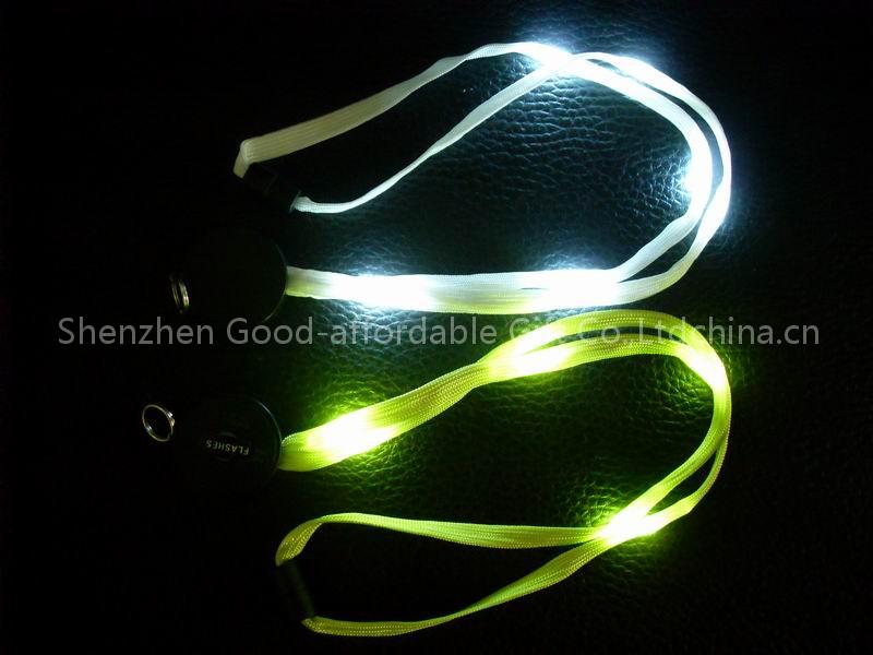 Mobile holding rope /Flashing Rope Necklace