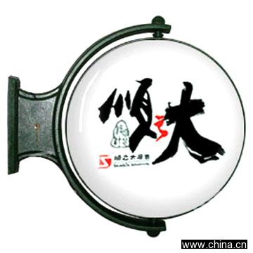 Round Rotating Light Box