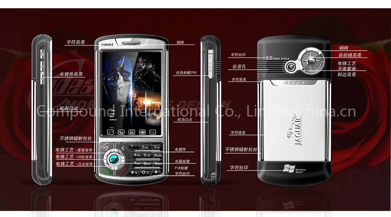 Digital TV Cell Phone DVB-T M9872