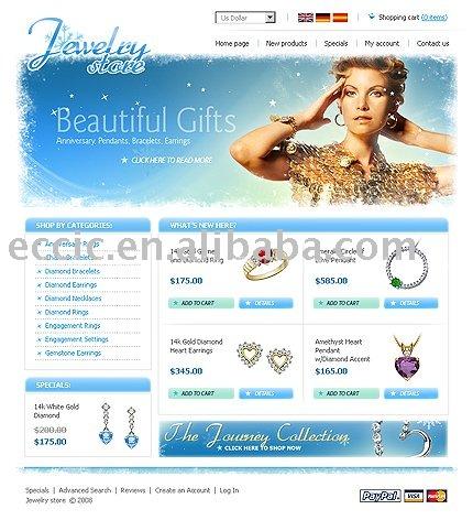 Jewelry E-commerce Website Design Service