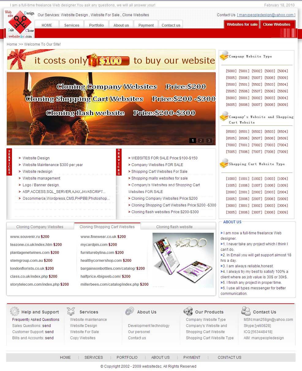 Website Design and Development