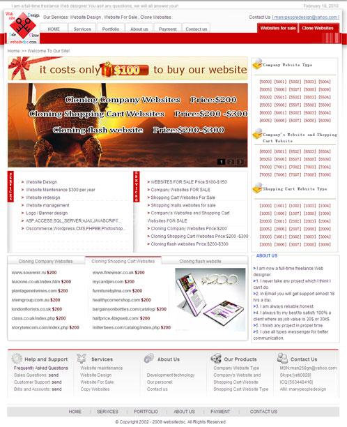 Cloning flash websites Price:$200-$300