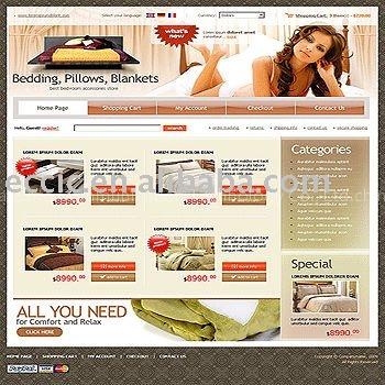 Low Cost Bedding E-commerce Website Design Service