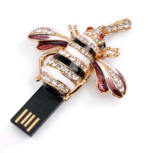 Jewelry Honeybee Funny Gift USB Flash Memory