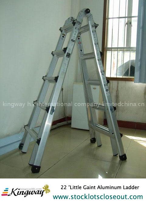 closeout,stocklot,excess,liquidator,surplus Gaint Aluminum Ladder