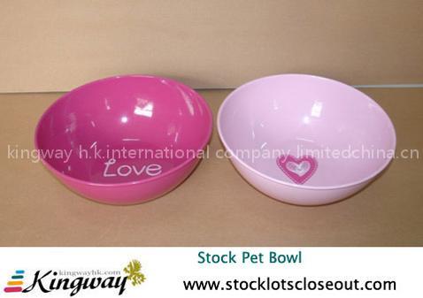 Closeout,stocklot,excess,liquidator Pet bowl,dog bowl